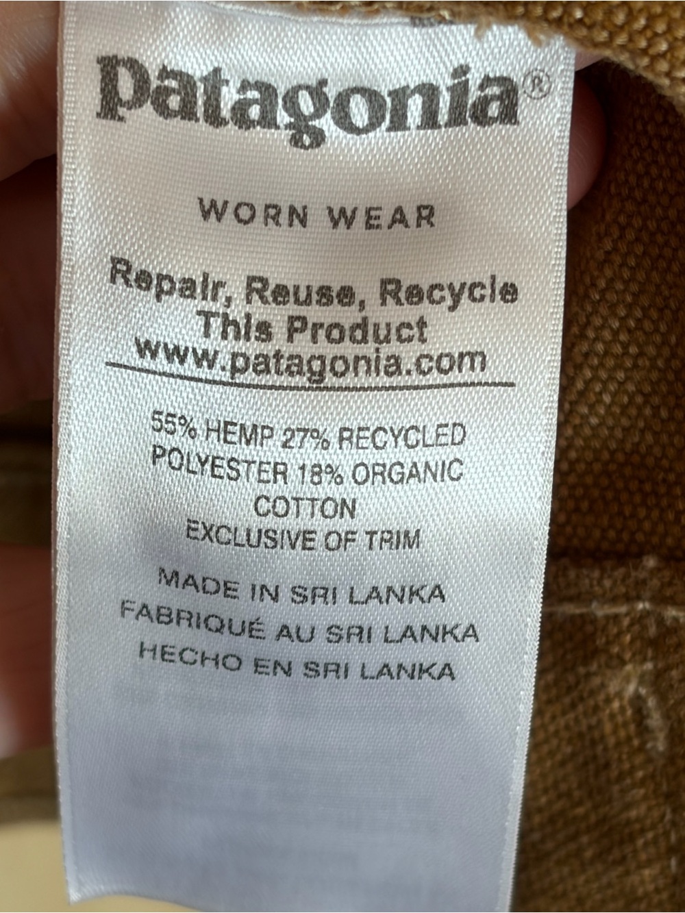 Patagonia Men's Iron Forged Ranch Jacket Hemp & Organic Cotton big & tall size3X - Picture 10 of 12
